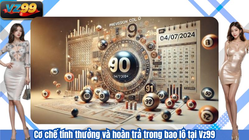 Chi Tiết Cách Đánh Bao Lô Tại VZ99 Cho Người Chơi Xổ Số Hiện Đại 3 Cơ chế tính thưởng và hoàn trả trong bao lô tại Vz99